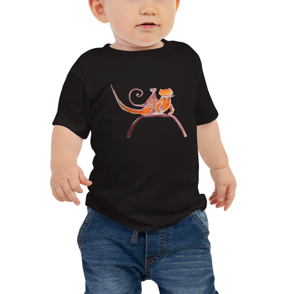 Curly on Rex Baby Jersey Short Sleeve Tee