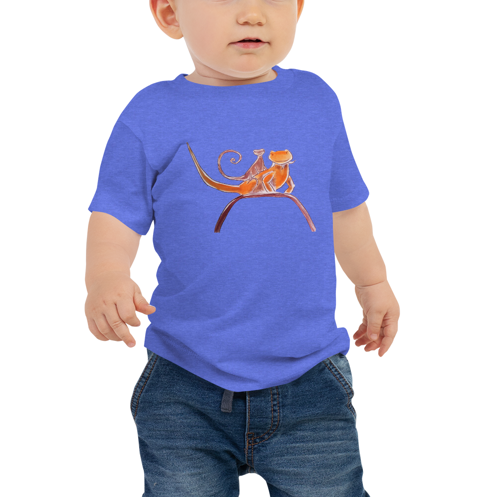 Curly on Rex Baby Jersey Short Sleeve Tee