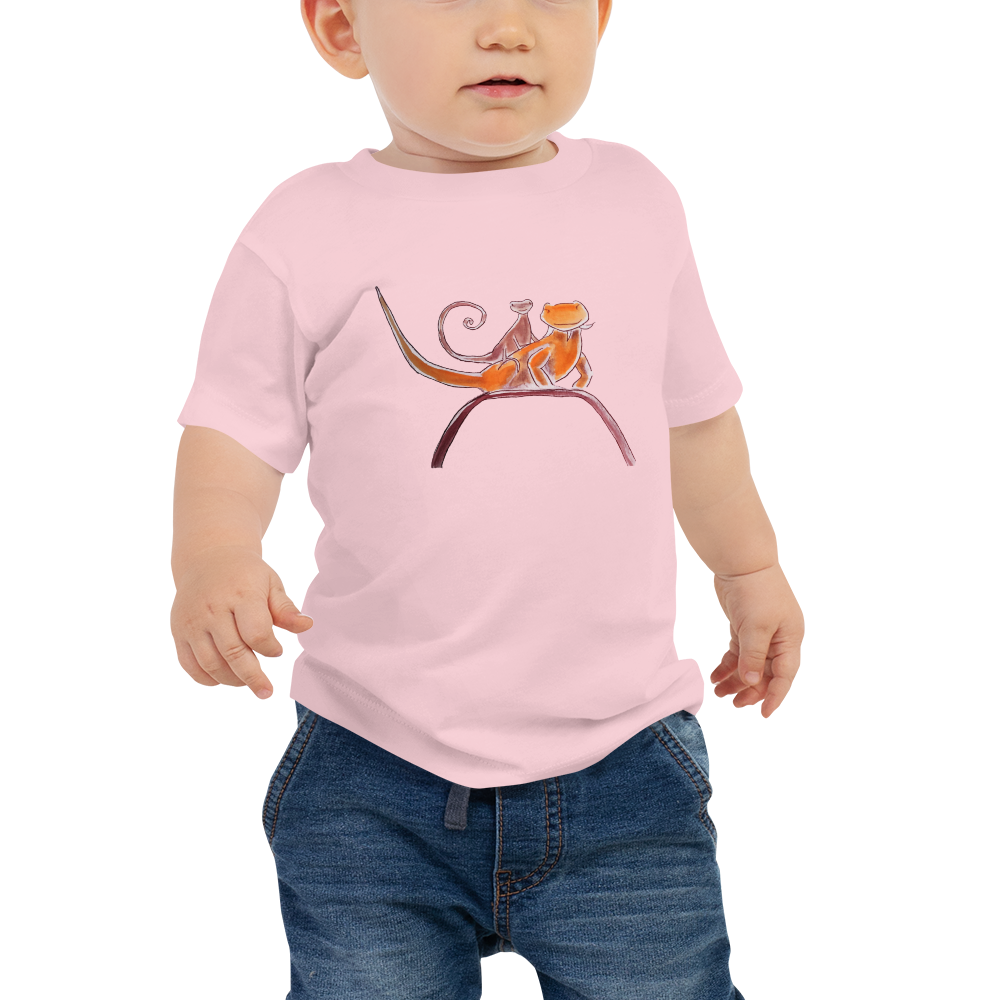 Curly on Rex Baby Jersey Short Sleeve Tee
