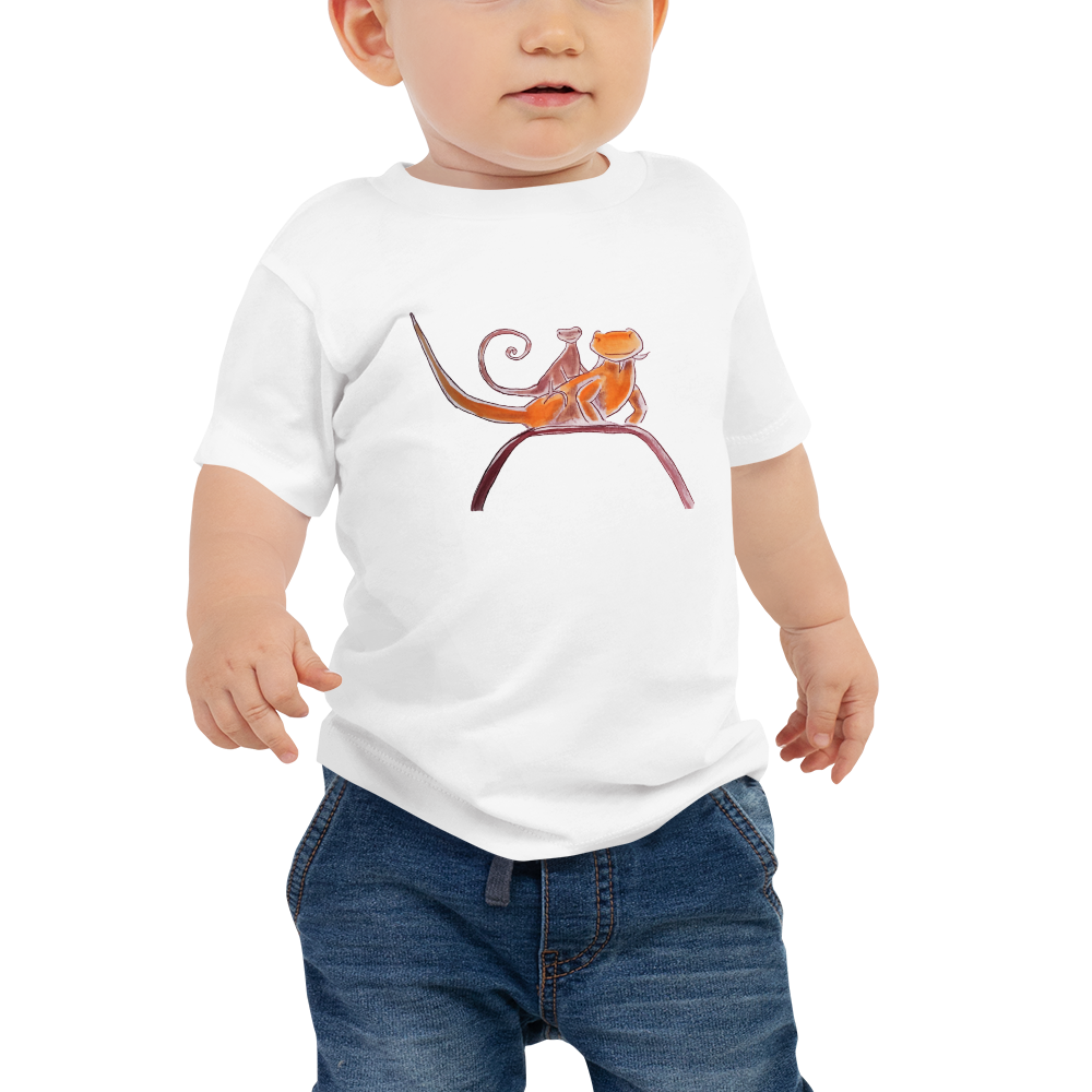 Curly on Rex Baby Jersey Short Sleeve Tee