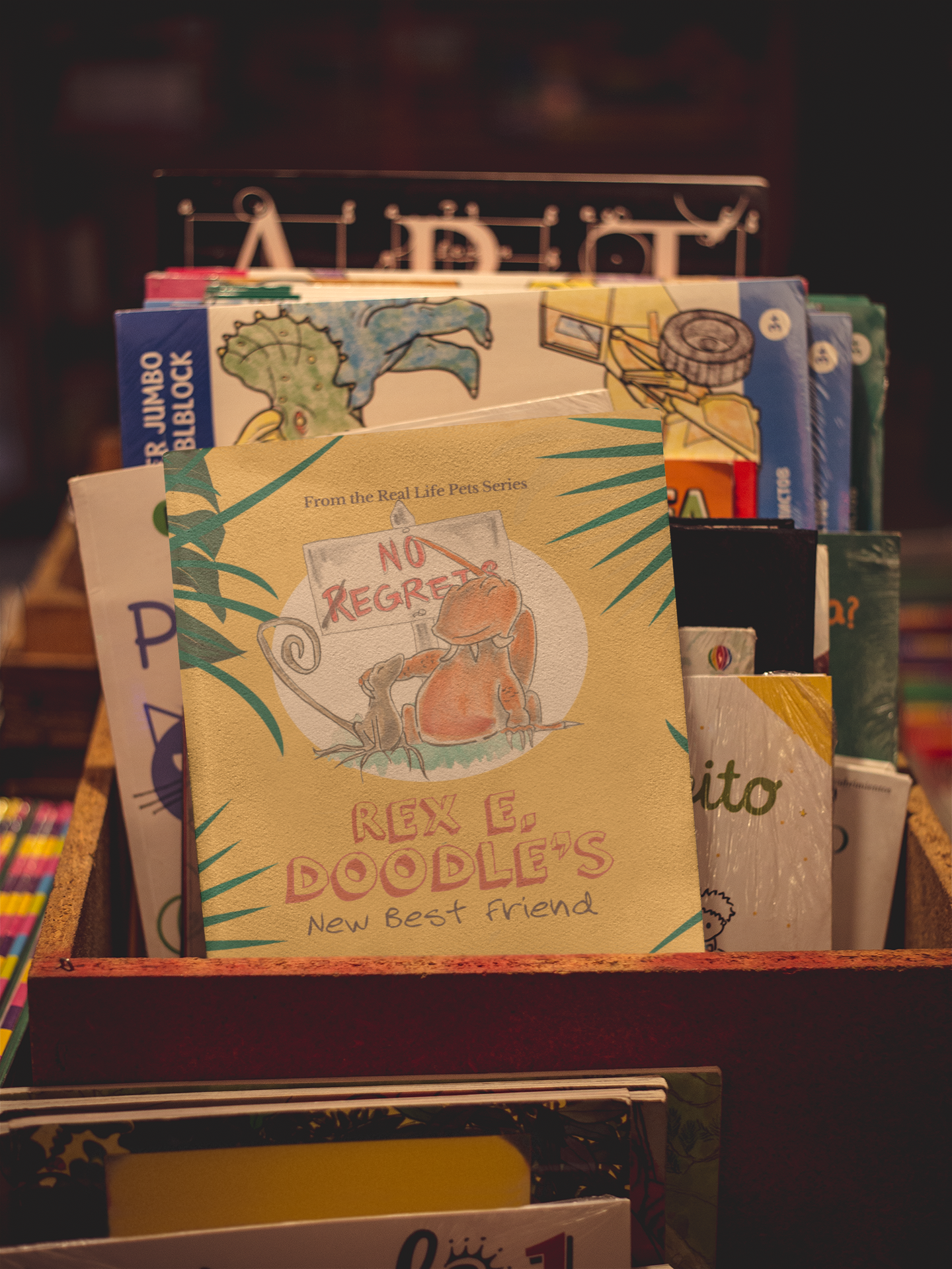 Rex E. Doodle's New Best Friend Paperback Book