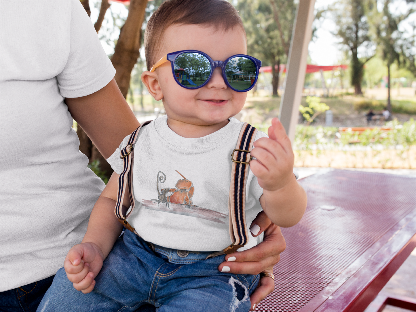 Rex and Curly Baby Jersey Short Sleeve Tee